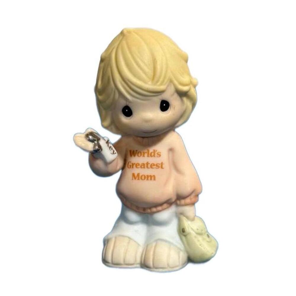Precious Moments World's Greatest Mom Cute Miniature 3" Figurine